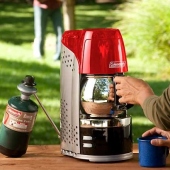 Coleman 10-Cup Portable Propane Coffeemaker with Stainless Steel Carafe