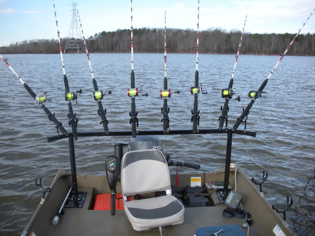 Rods Used for Spider Rigging for Crappie